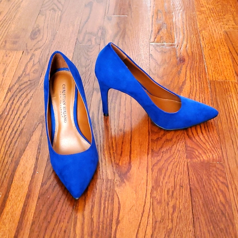 Women Cobalt Blue heels size 5
